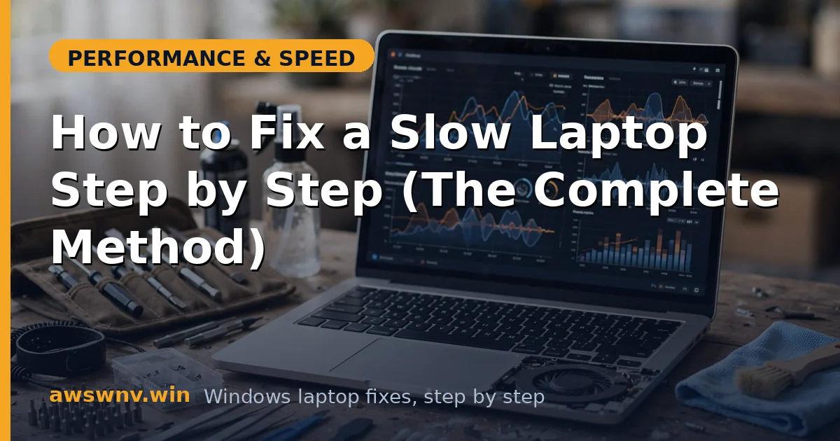 How to Fix a Slow Laptop Step by Step (The Complete Method)