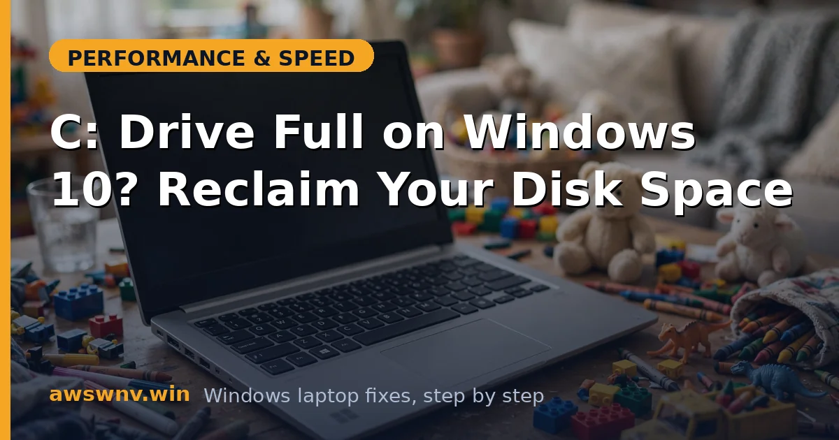 C: Drive Full on Windows 10? Reclaim Your Disk Space