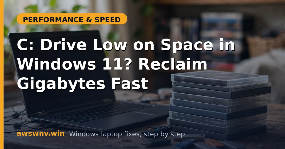 C: Drive Low on Space in Windows 11? Reclaim Gigabytes Fast
