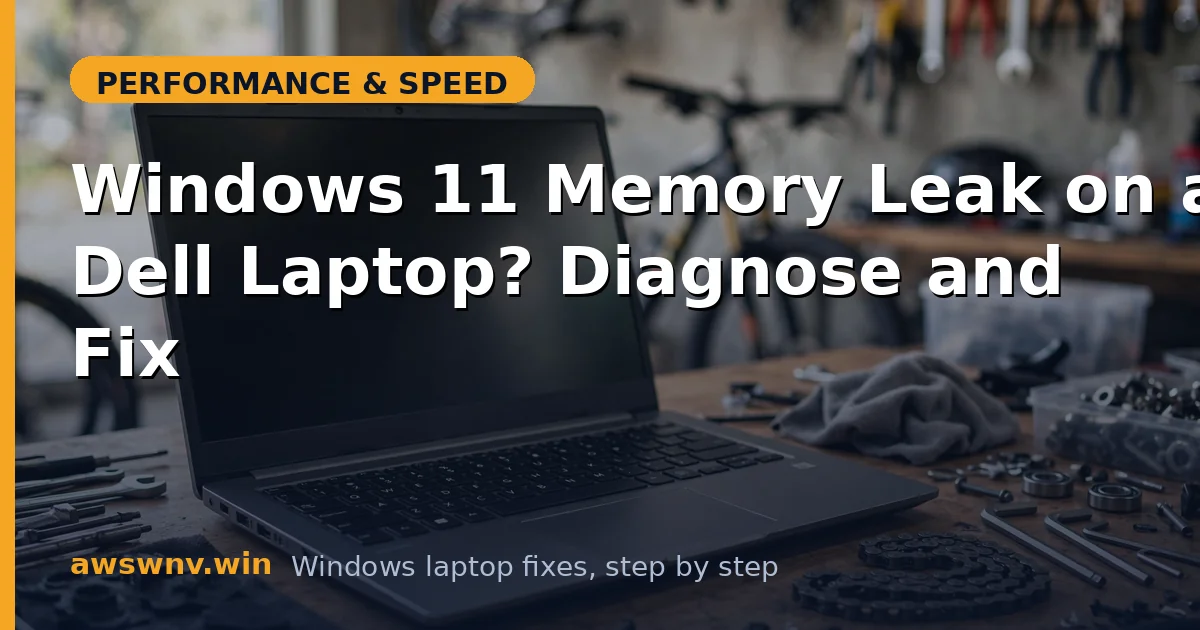 Windows 11 Memory Leak on a Dell Laptop? Diagnose and Fix