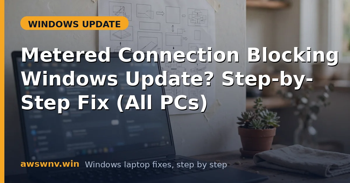 Metered Connection Blocking Windows Update? Step-by-Step Fix (All PCs)