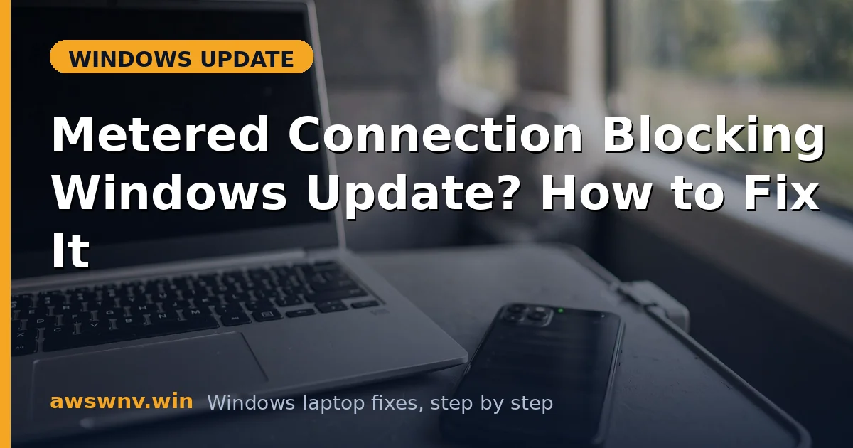 Metered Connection Blocking Windows Update? How to Fix It