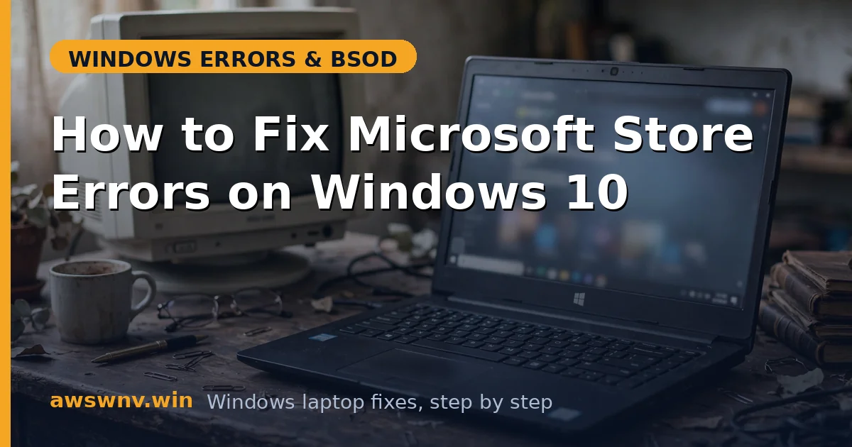 How to Fix Microsoft Store Errors on Windows 10