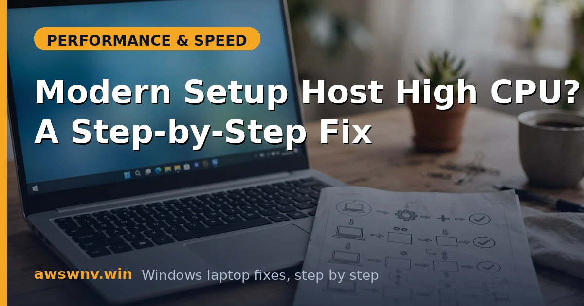 Modern Setup Host High CPU? A Step-by-Step Fix