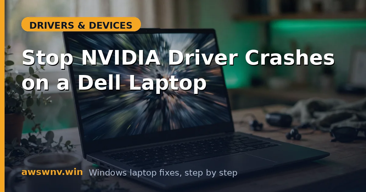 Stop NVIDIA Driver Crashes on a Dell Laptop
