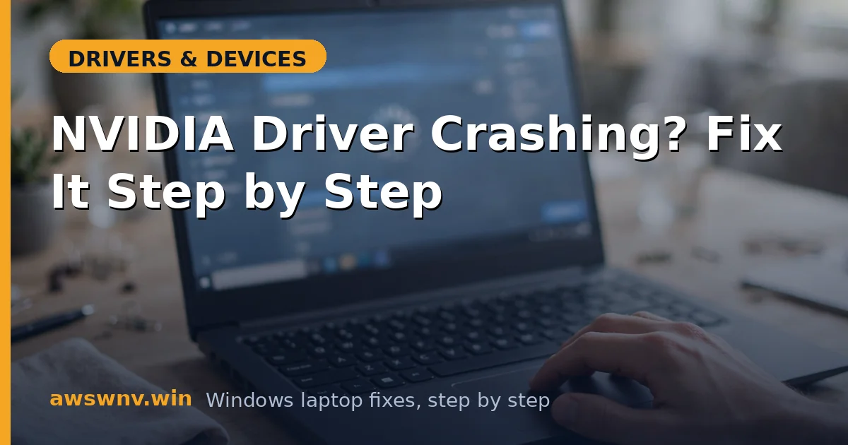 NVIDIA Driver Crashing? Fix It Step by Step