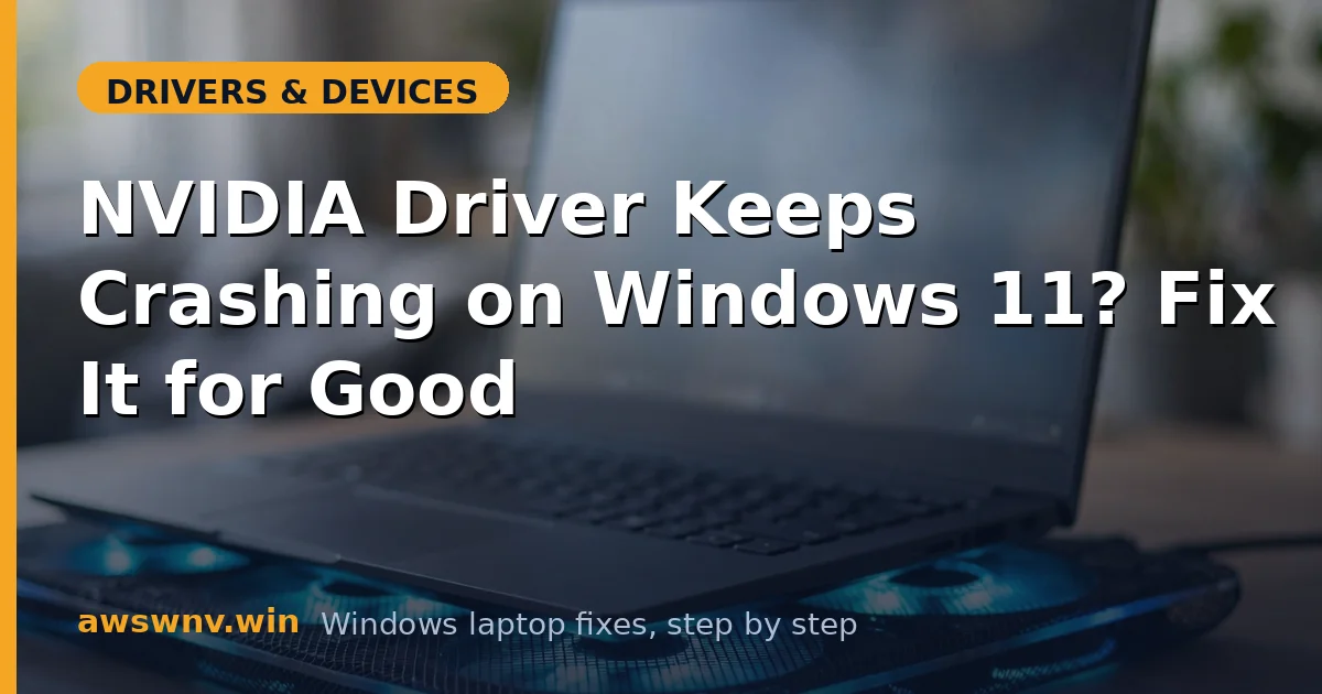 NVIDIA Driver Keeps Crashing on Windows 11? Fix It for Good