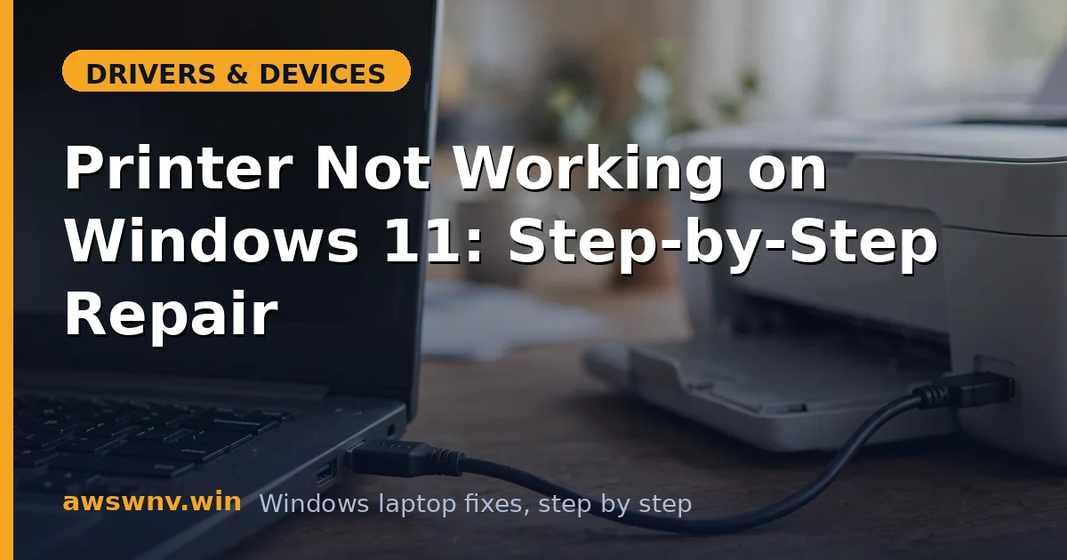 Printer Not Working on Windows 11: Step-by-Step Repair