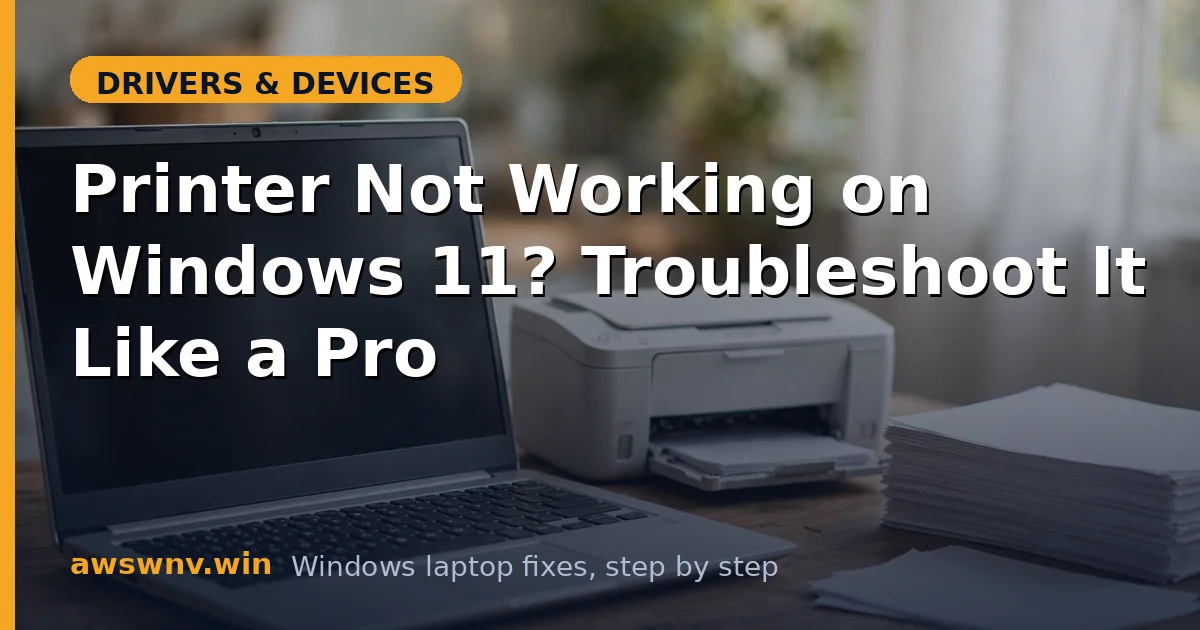 Printer Not Working on Windows 11? Troubleshoot It Like a Pro