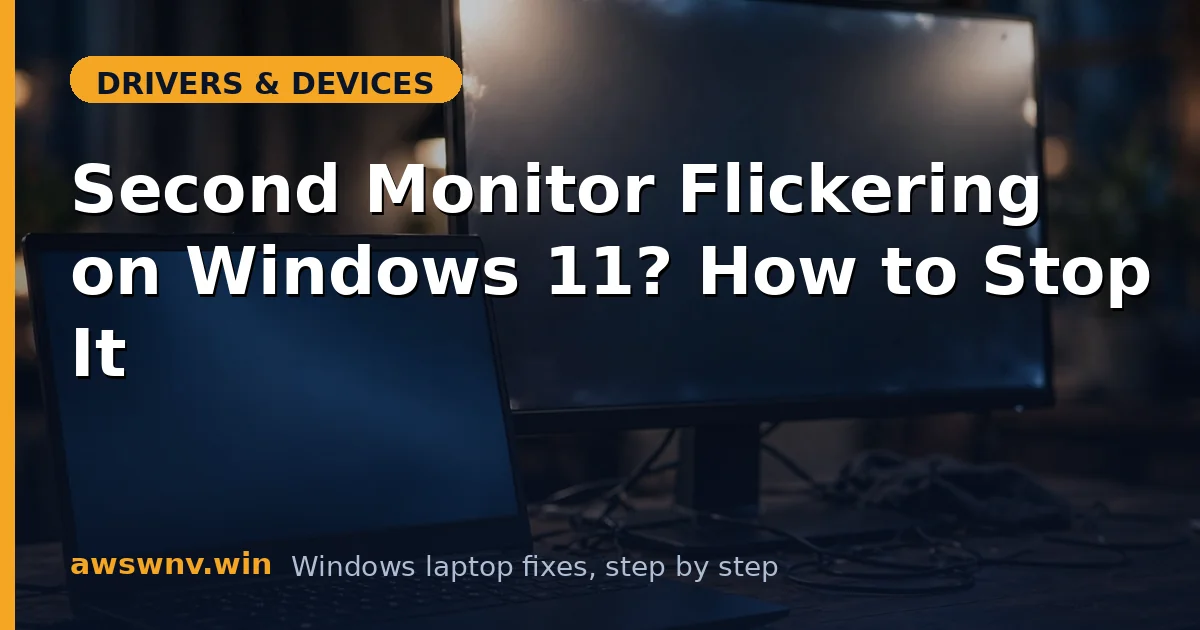 Second Monitor Flickering on Windows 11? How to Stop It