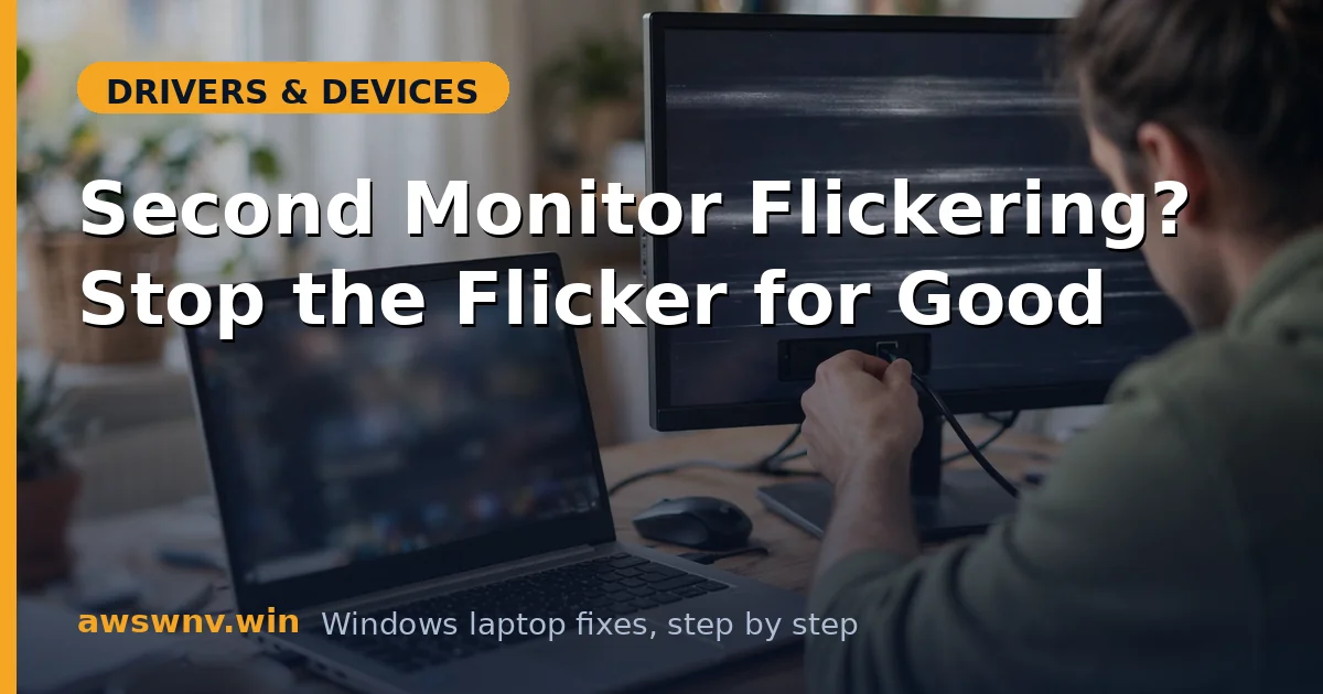Second Monitor Flickering? Stop the Flicker for Good