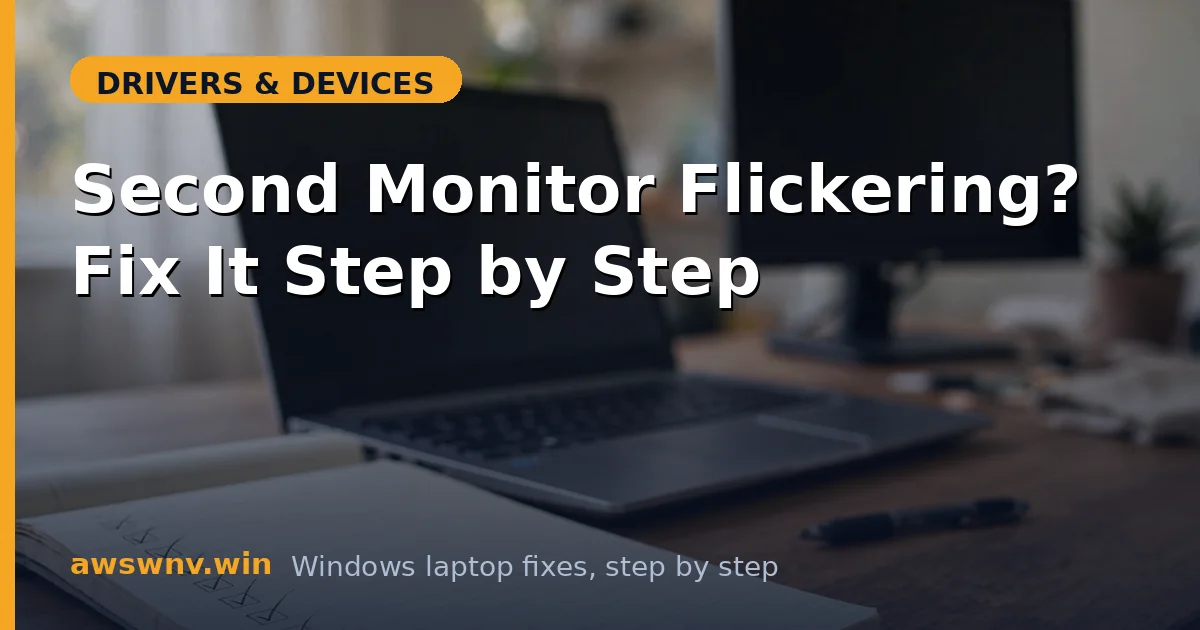 Second Monitor Flickering? Fix It Step by Step