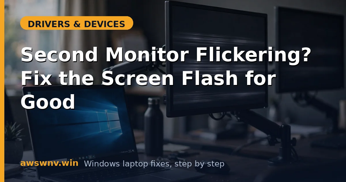 Second Monitor Flickering? Fix the Screen Flash for Good