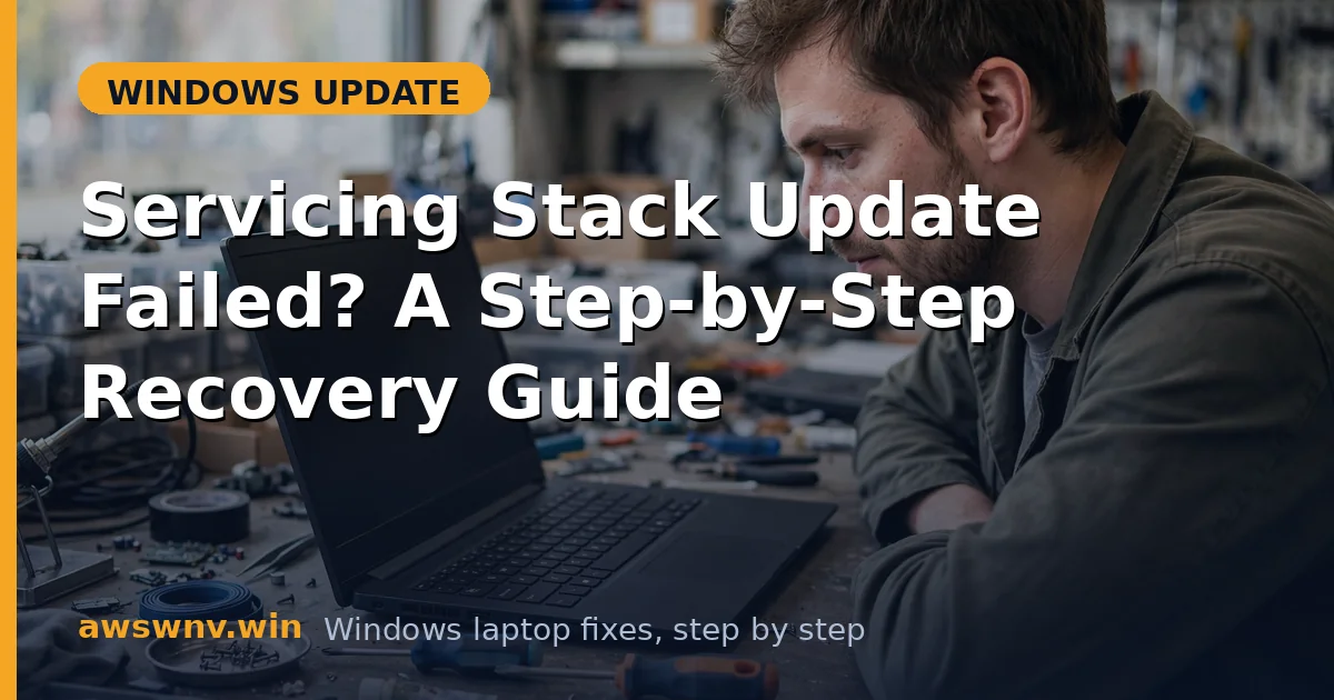 Servicing Stack Update Failed? A Step-by-Step Recovery Guide