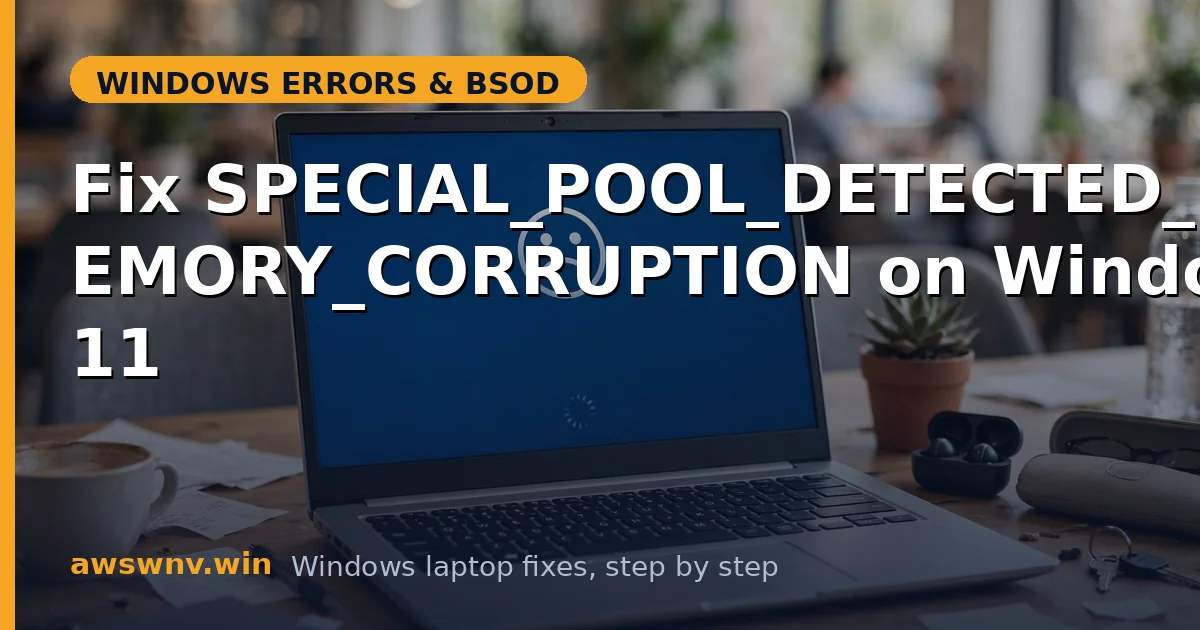 Fix SPECIAL_POOL_DETECTED_MEMORY_CORRUPTION on Windows 11