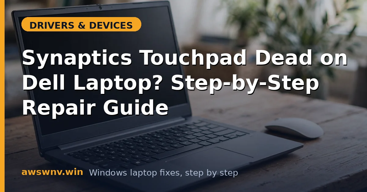 Synaptics Touchpad Dead on Dell Laptop? Step-by-Step Repair Guide