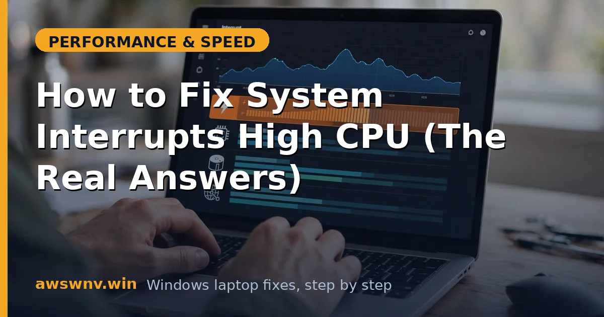 How to Fix System Interrupts High CPU (The Real Answers)