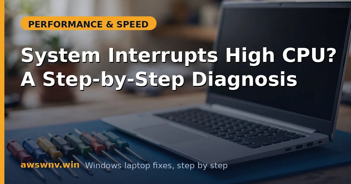 System Interrupts High CPU? A Step-by-Step Diagnosis