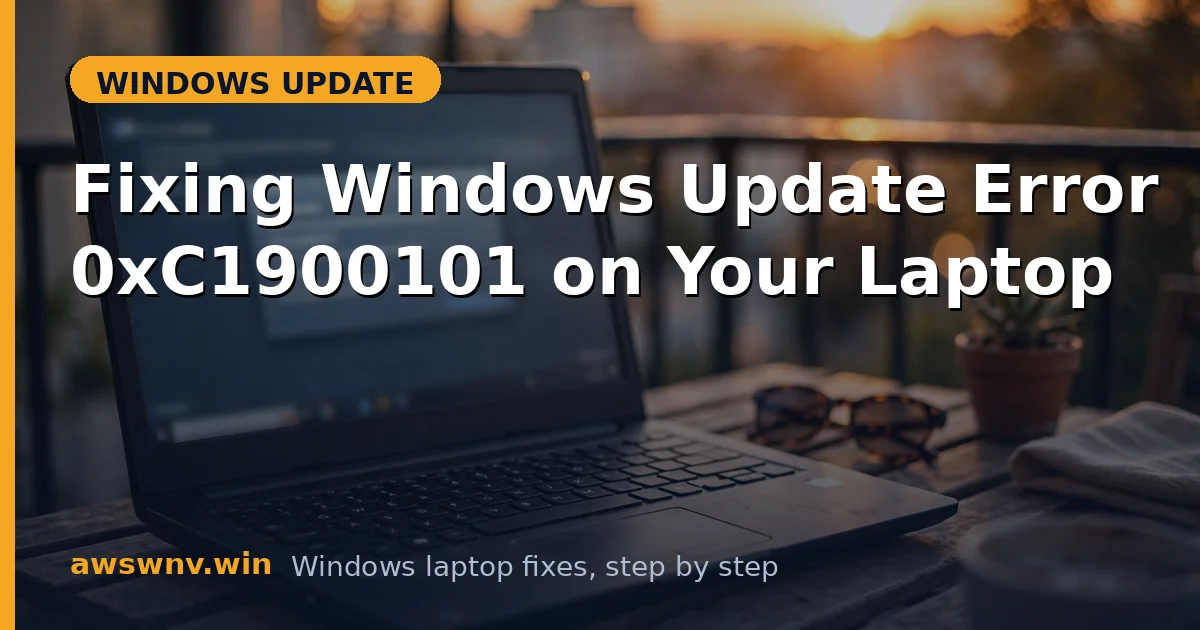 Fixing Windows Update Error 0xC1900101 on Your Laptop