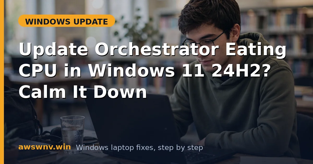 Update Orchestrator Eating CPU in Windows 11 24H2? Calm It Down