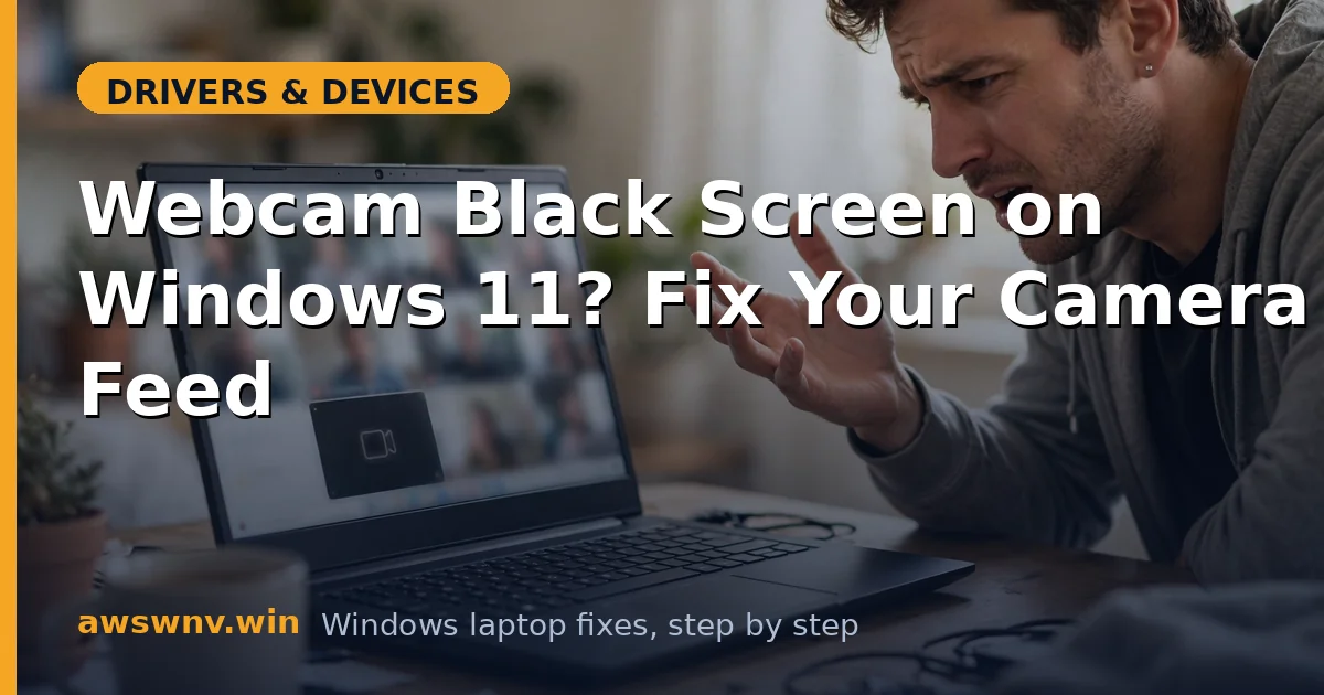 Webcam Black Screen on Windows 11? Fix Your Camera Feed