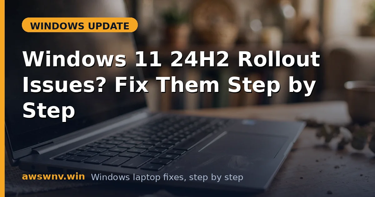 Windows 11 24H2 Rollout Issues? Fix Them Step by Step