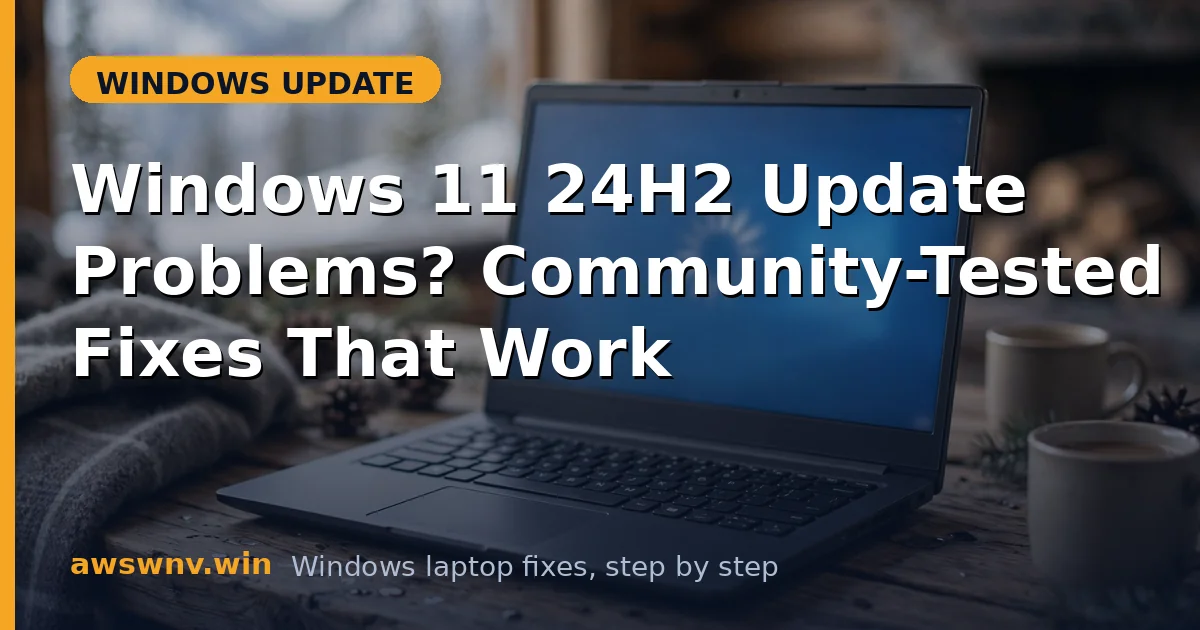 Windows 11 24H2 Update Problems? Community-Tested Fixes That Work