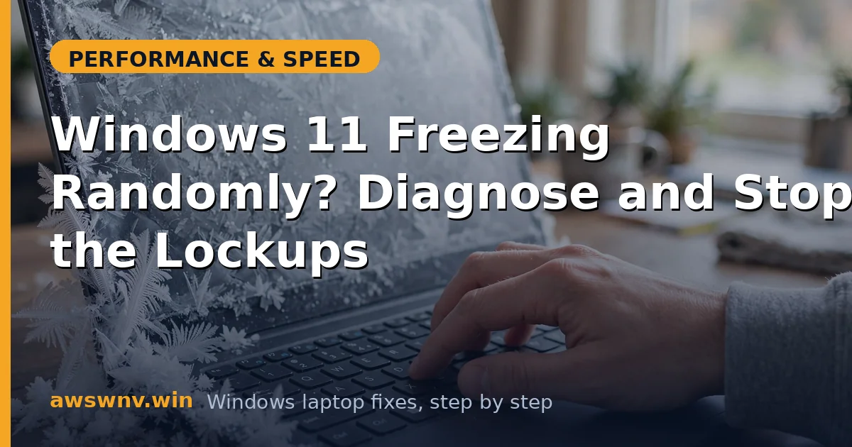Windows 11 Freezing Randomly? Diagnose and Stop the Lockups