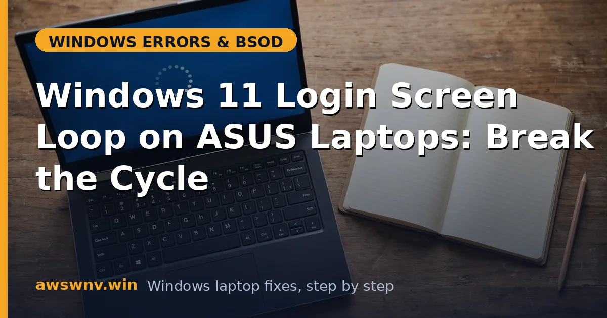 Windows 11 Login Screen Loop on ASUS Laptops: Break the Cycle