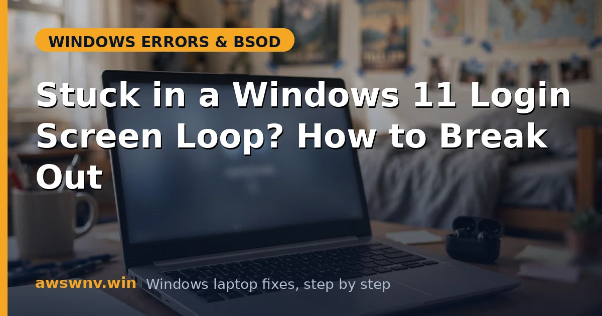 Stuck in a Windows 11 Login Screen Loop? How to Break Out