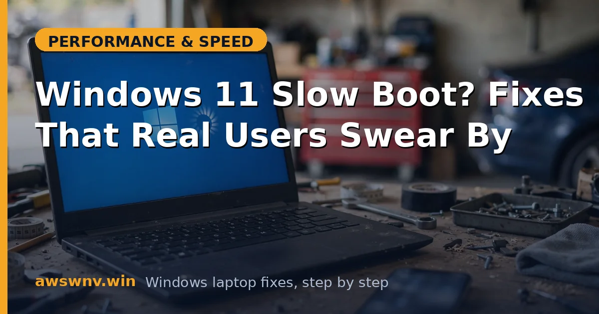 Windows 11 Slow Boot? Fixes That Real Users Swear By