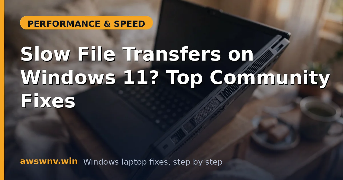 Slow File Transfers on Windows 11? Top Community Fixes