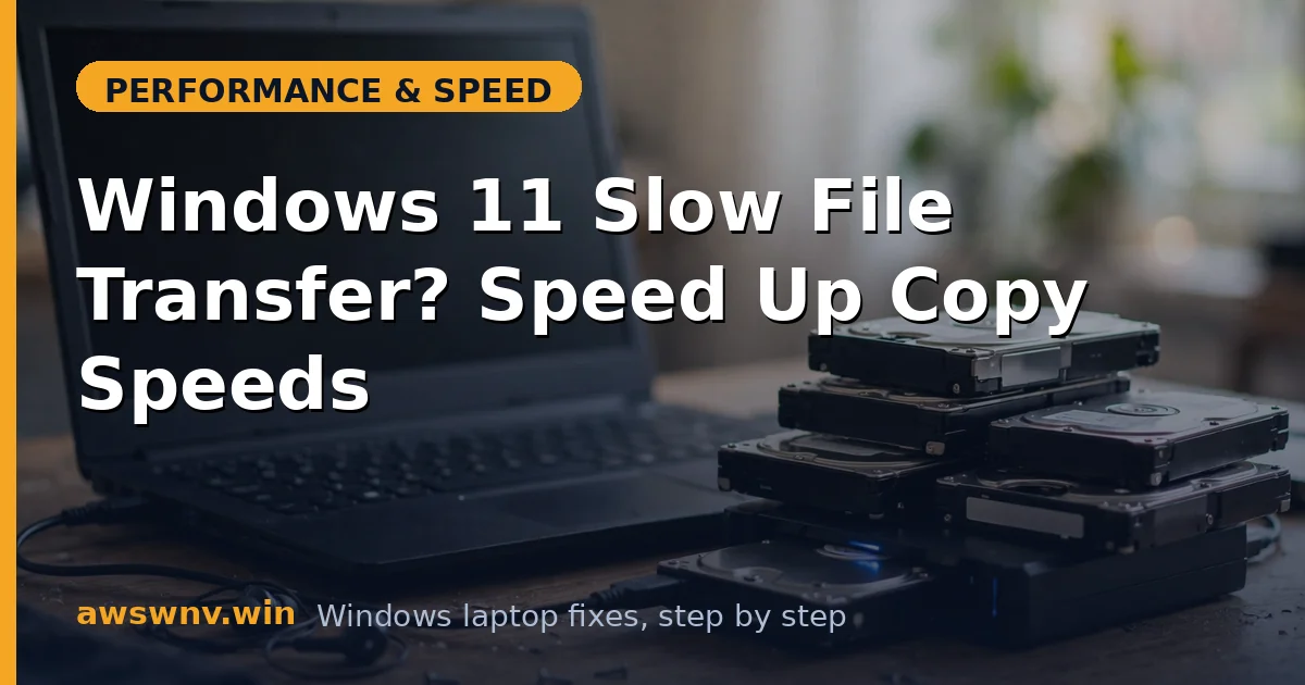 Windows 11 Slow File Transfer? Speed Up Copy Speeds