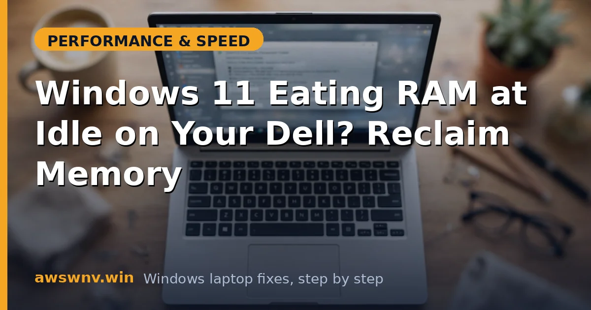Windows 11 Eating RAM at Idle on Your Dell? Reclaim Memory