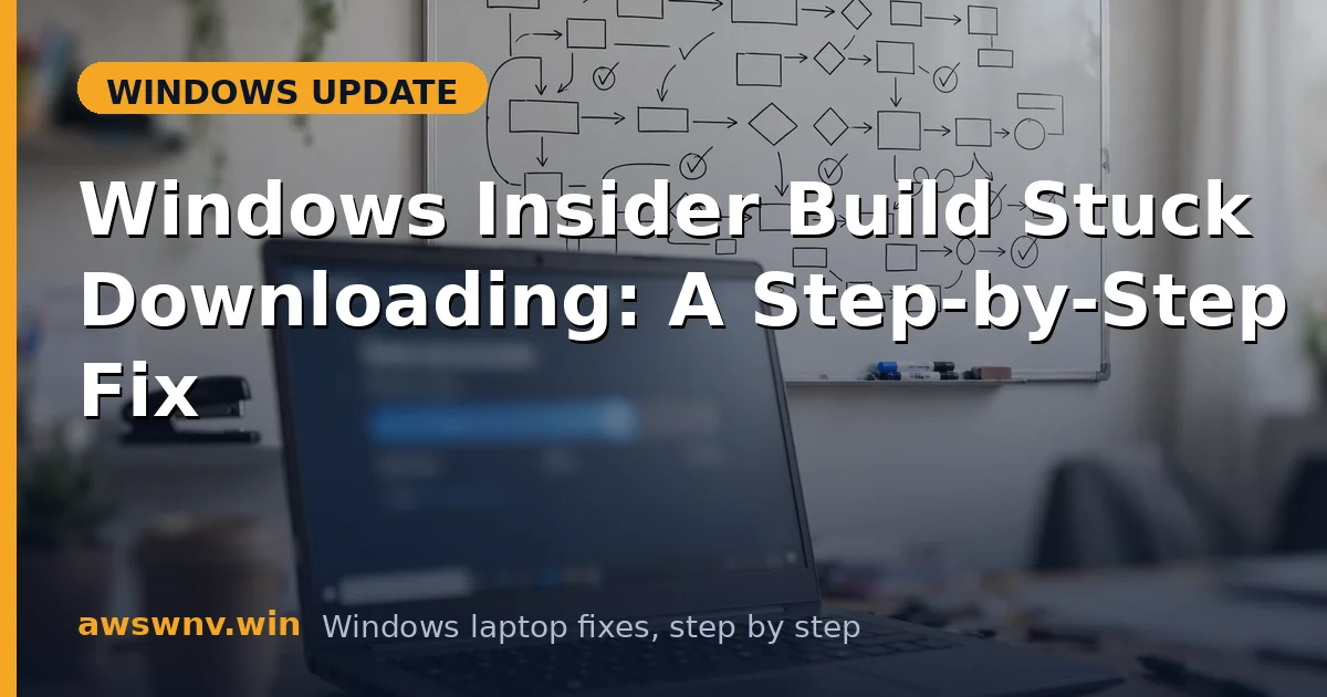 Windows Insider Build Stuck Downloading: A Step-by-Step Fix