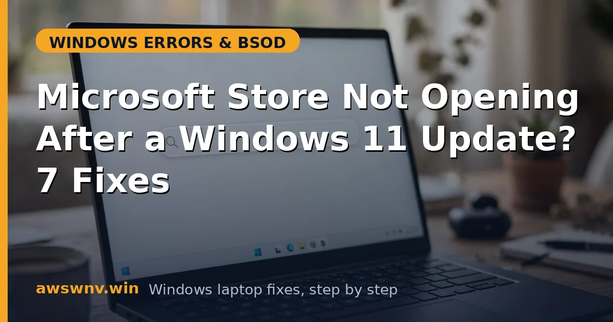 Microsoft Store Not Opening After a Windows 11 Update? 7 Fixes