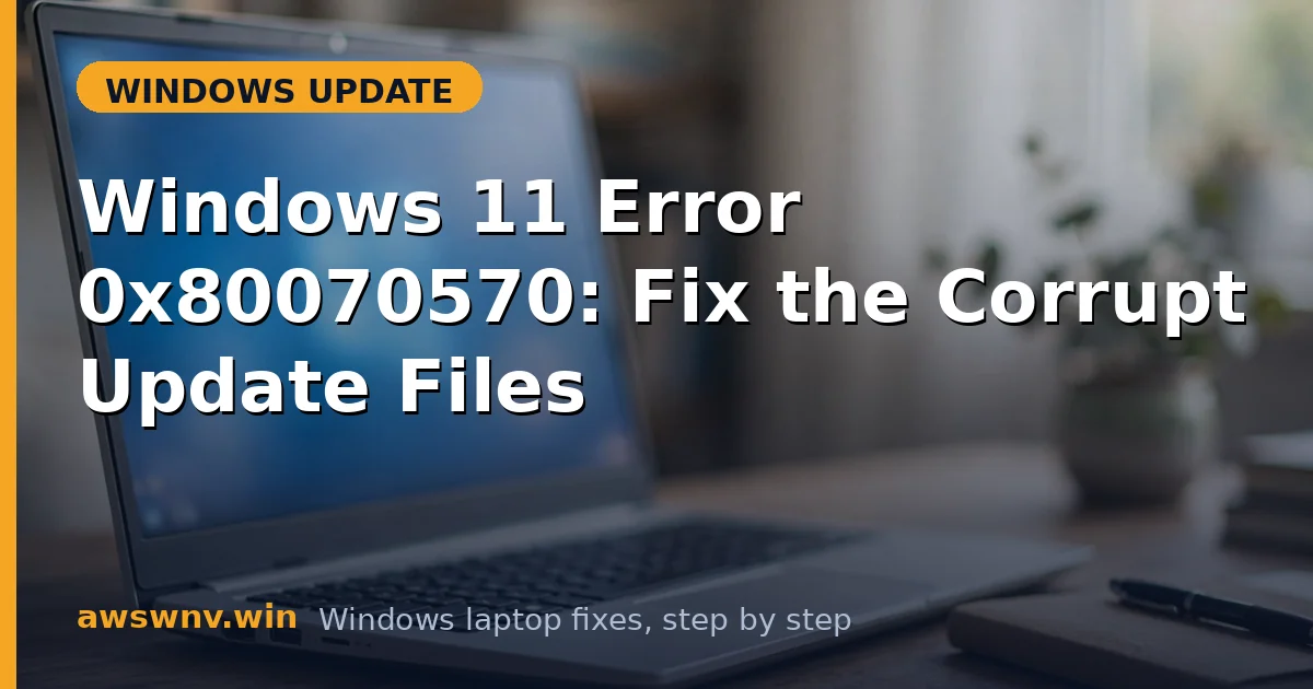 Windows 11 Error 0x80070570: Fix the Corrupt Update Files