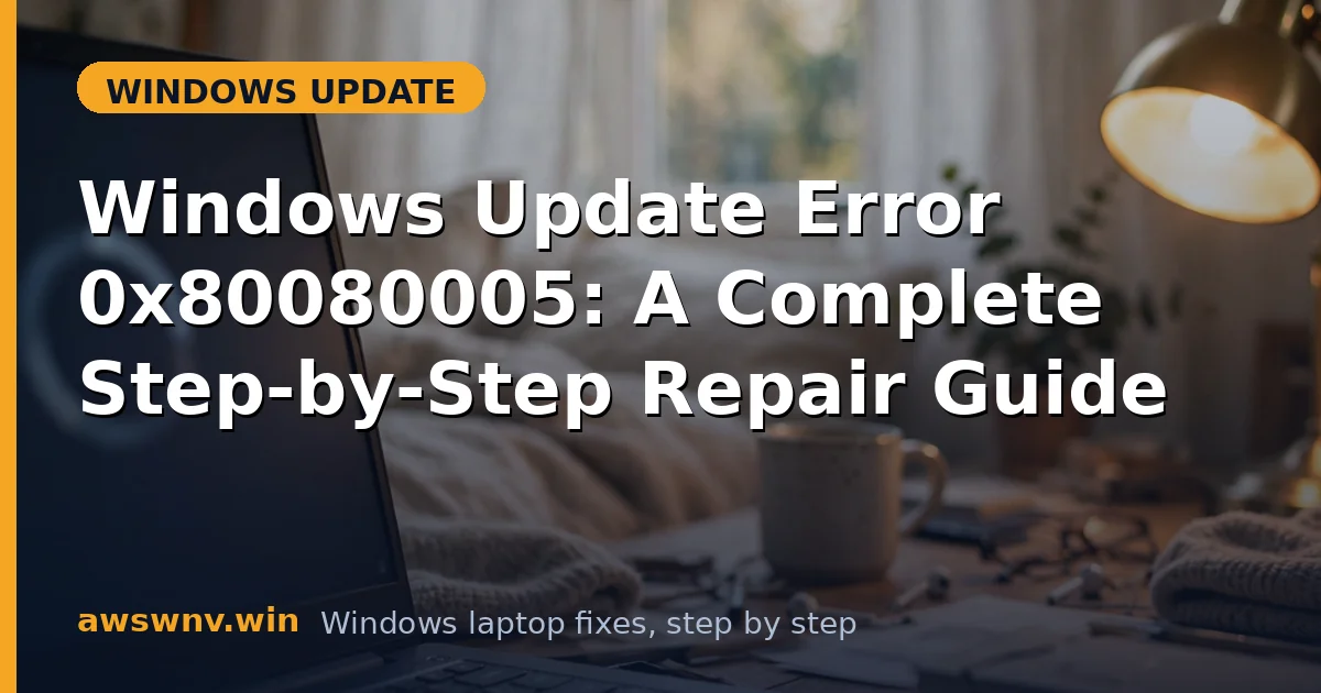 Windows Update Error 0x80080005: A Complete Step-by-Step Repair Guide