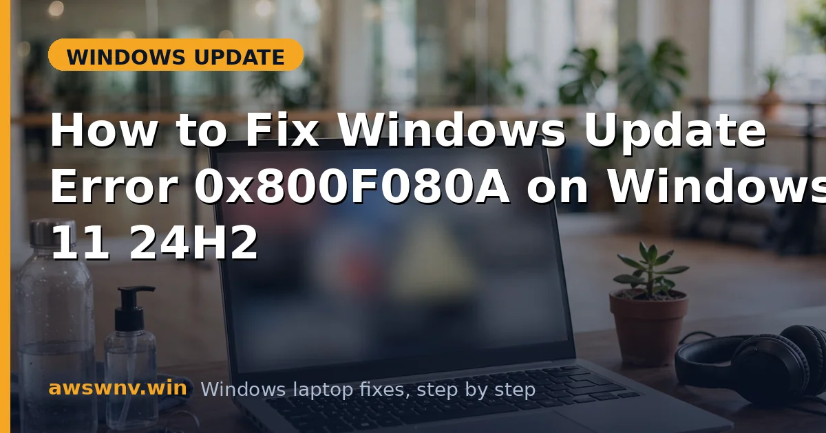 How to Fix Windows Update Error 0x800F080A on Windows 11 24H2