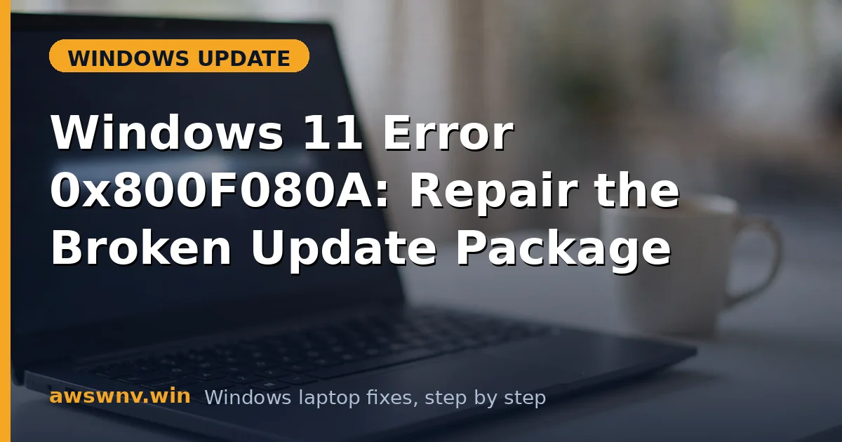 Windows 11 Error 0x800F080A: Repair the Broken Update Package