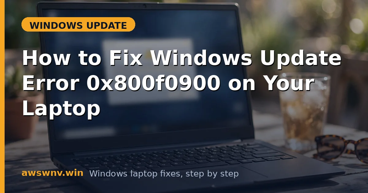 How to Fix Windows Update Error 0x800f0900 on Your Laptop