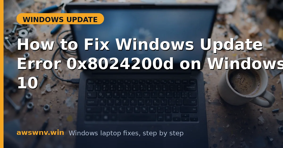 How to Fix Windows Update Error 0x8024200d on Windows 10