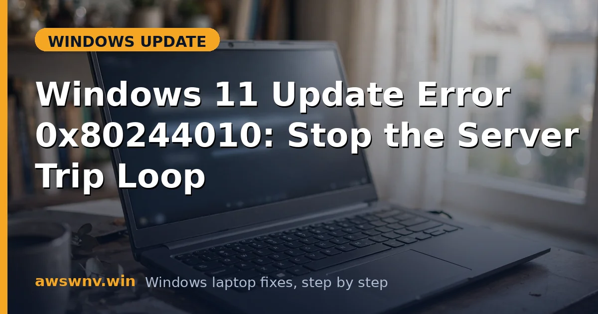 Windows 11 Update Error 0x80244010: Stop the Server Trip Loop