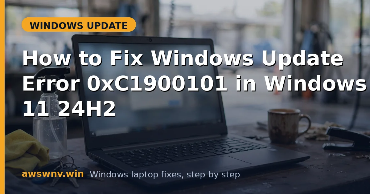 How to Fix Windows Update Error 0xC1900101 in Windows 11 24H2