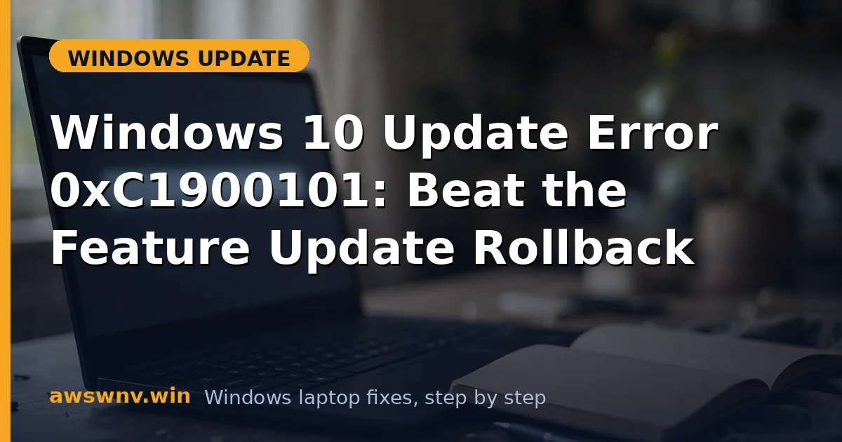 Windows 10 Update Error 0xC1900101: Beat the Feature Update Rollback