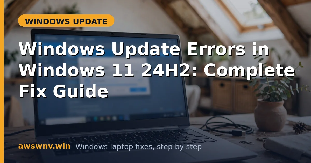 Windows Update Errors in Windows 11 24H2: Complete Fix Guide