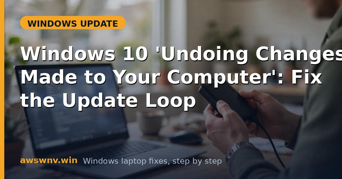 Windows 10 'Undoing Changes Made to Your Computer': Fix the Update Loop