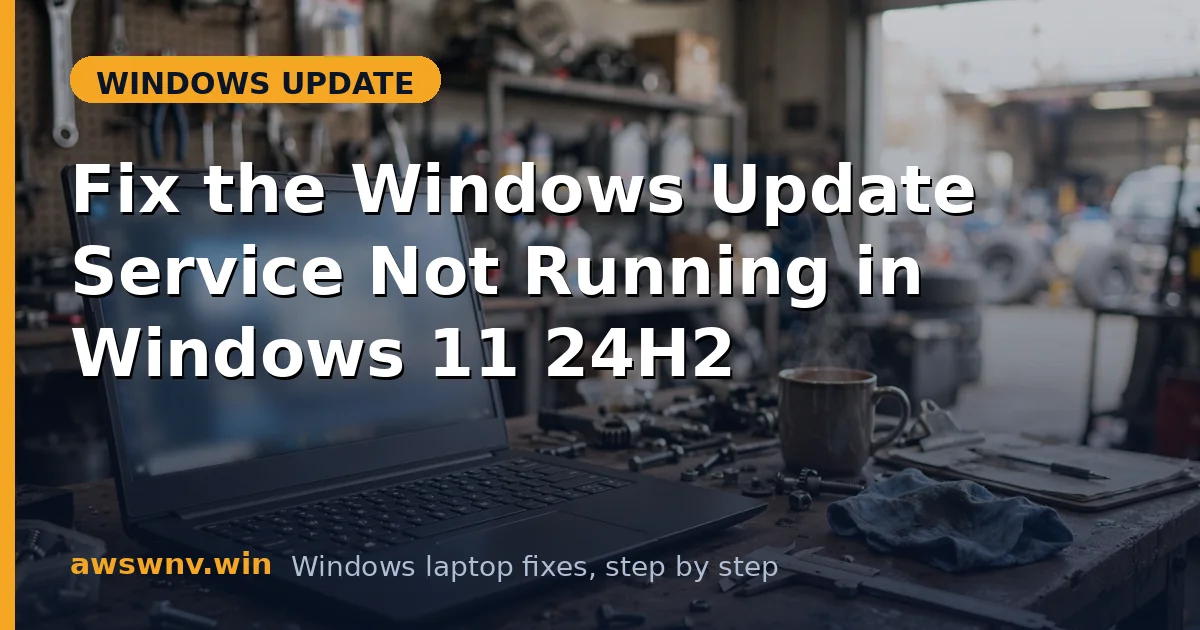 Fix the Windows Update Service Not Running in Windows 11 24H2