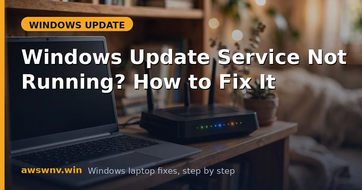 Windows Update Service Not Running? How to Fix It