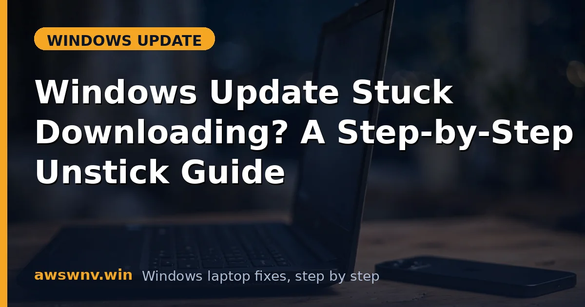 Windows Update Stuck Downloading? A Step-by-Step Unstick Guide